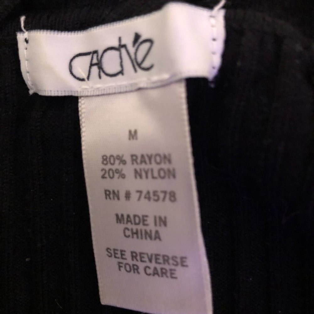 Vintage CASHE sweater dress size M - Picture 3 of 7
